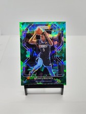 2021-22 Panini Prizm Moses Brown Fanatics Green Ice Dallas Mavericks #173