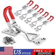 Toggle Latch Clamp 6 Pack 4001 Adjustable Heavy Duty Pull 330lbs Toolbox Jig Fas