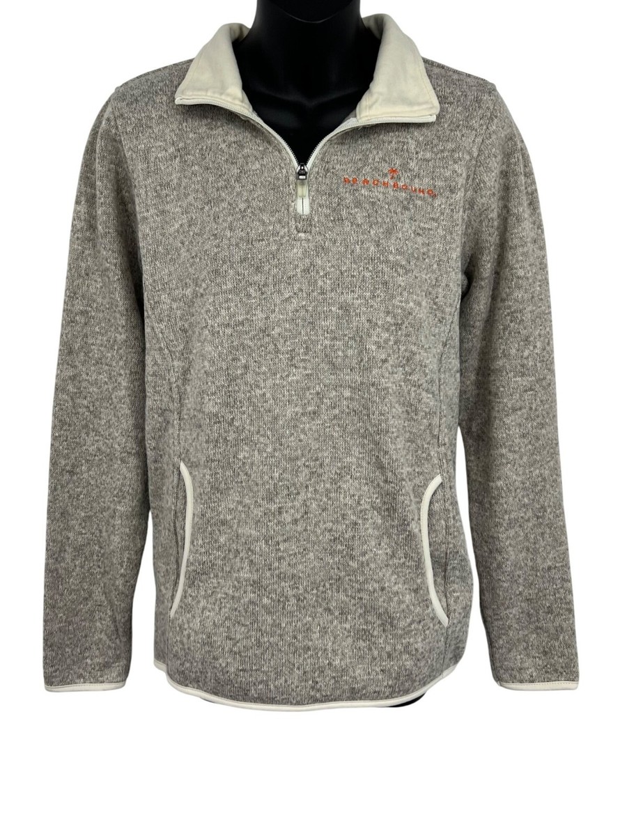 Charles River Apparel Women Fleece Pullover Medium Oatmeal Heather