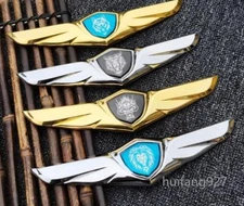 Car Metal 3D Wing Rear Trunk Front Hood Emblem Decal Sticker Wolf Lion Tiger