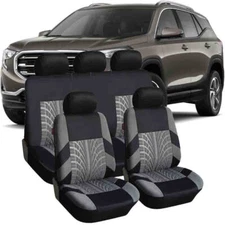 For GMC Terrain Seat Covers Car Front Rear Full Set Cushion Pads Cloth Protector