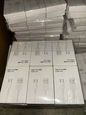 12PKS Type C to USB White Charging Data Cable 3 Feet / 1M