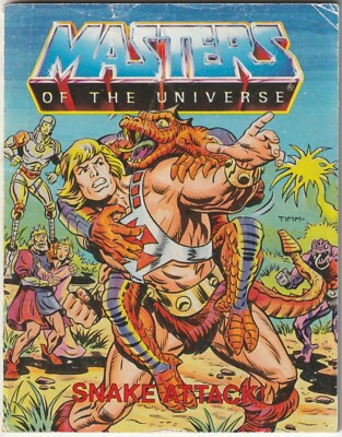   MASTERS OF THE UNIVERSE Snake Attack, Mattel 1985 COMIC Z2 *Motu