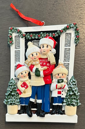 Bauernhaus Familie 2 3 4 oder 5 personalisierbare Verzierung - Bild 4 von 5