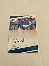2021 Panini Prestige Dominic Smith Green Autograph 3/5 Made Very Rare