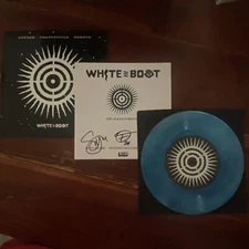 DSTLRY White Boat #1 7" Blue Colored Vinyl Triple Signed By Noel Heroux!