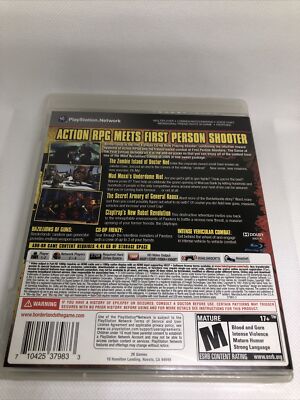 XBOX 360] BORDERLANDS EDITION GAME OF THE YEAR EN BOITE AVEC NOTICES