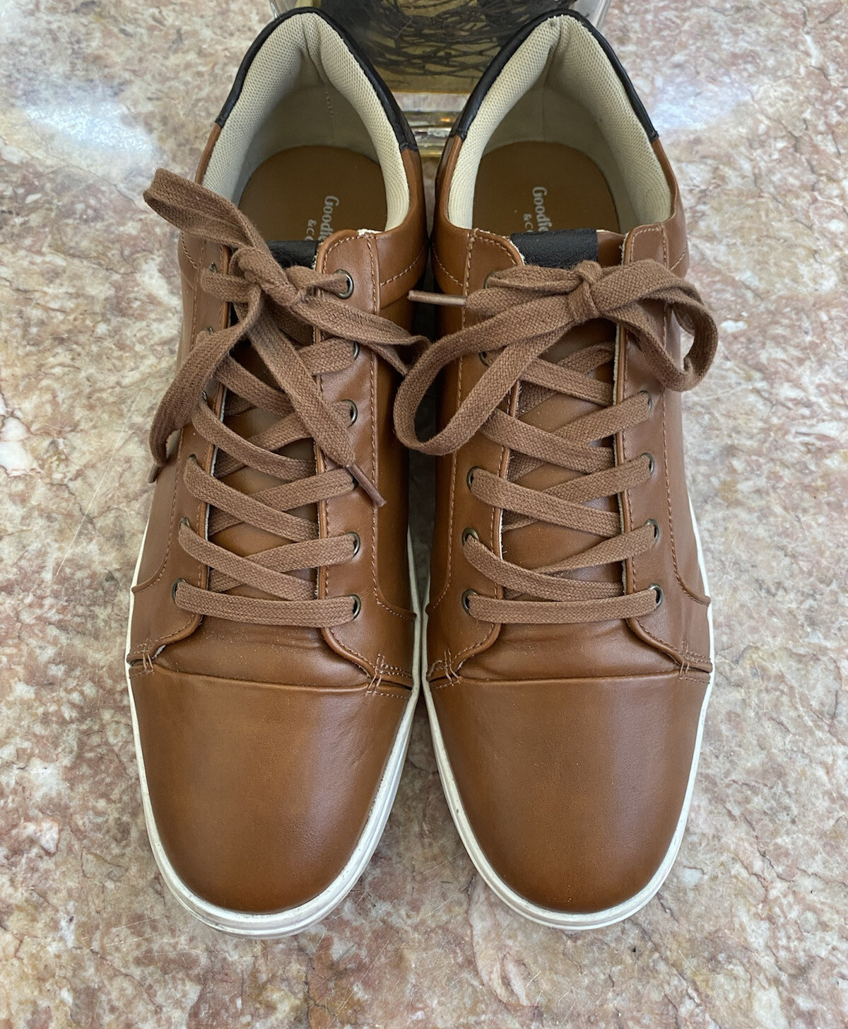 SAOLA Scarpe Oxford Goodfellow Target da uomo marroni stringate taglia 12M usate in ottime condizioni!