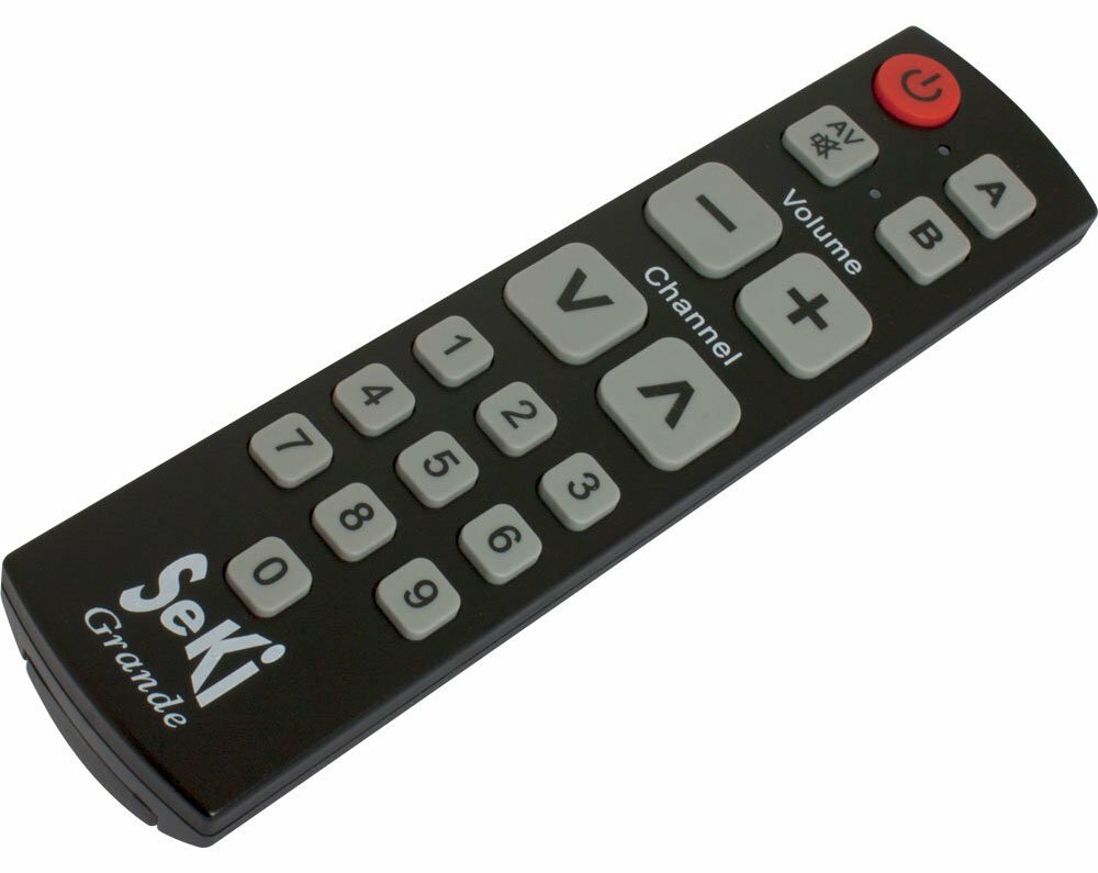 SEKI Grande - Telecomando universale, Nero (P8J)