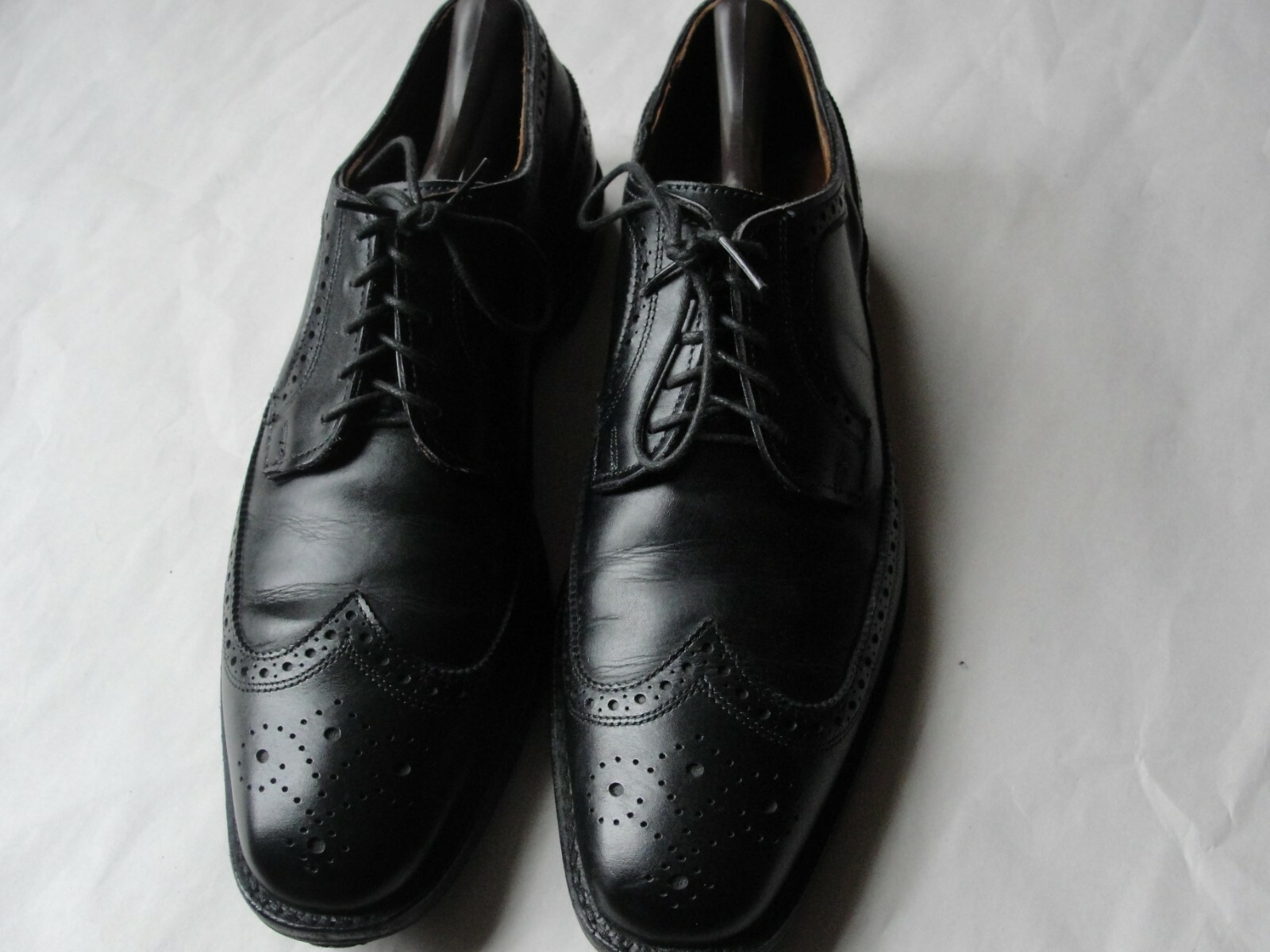 Allen Edmonds Leiden Oxford Black Shoes Men's Size B Made