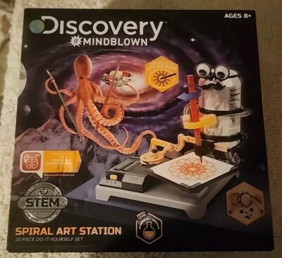 Spiral Art Station 20 Piece DIY Robot Kit By Discovery Mindblown With STEM Seal