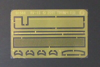 Trumpeter 1/35th Scale Soviet KV-1S Heavy Tank - PE Parts from Kit No. 01566