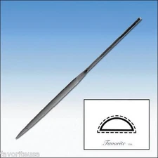 GLARDON-VALLORBE SWISS NEEDLE FILE HALF ROUND 18cm Cuts # 00-1-2-3 LA2402