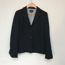Hobbs London Smart Black Collared Blazer Size 14