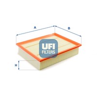 UFI Luftfilter Filtereinsatz FüR Mercedes-Benz V-Klasse Vito Bus 30.086.00