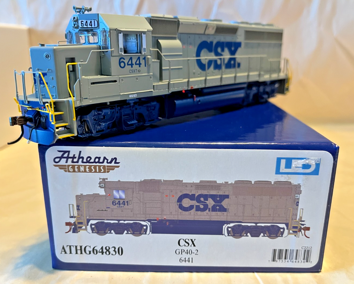 Athearn Genesis HO CSX Stealth Scheme GP40-2 DCC Ready | eBay