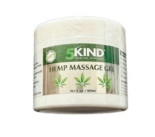 5Kind Hemp Massage Gel - 300ml - Muscle Joint Pain Relief - Exp: 03/2026