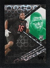 2022 Panini Black Rookies Emerald 1/10 Phidarian Mathis #163 1m1a