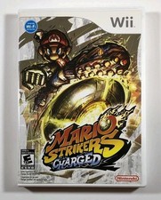 Mario Strikers Charged (Nintendo Wii, 2007) with manual, Ships TODAY