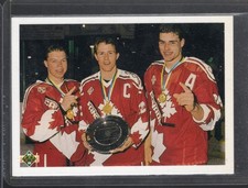 1990 Upper Deck #473 Canada's Captains w Lindros/Draper/Rice NM-MT Free Shipping