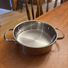 Wolfgang Puck BISTRO COLLECTION 8" Casserole 2 Handled Pan 18-10 Stainless Steel