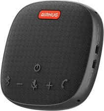 AIRHUG Conference Speaker and Microphone, Bluetooth Speakerphone with 360 ...
