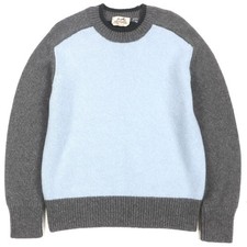 Excellent HERMES sweater low gauge knit Multi cashmere mens S