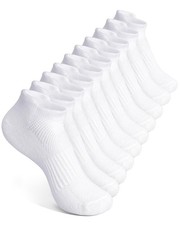 10 Pairs Kids Socks for Boys Girls Ankle Athletic Low Cut Socks Half Cushione...