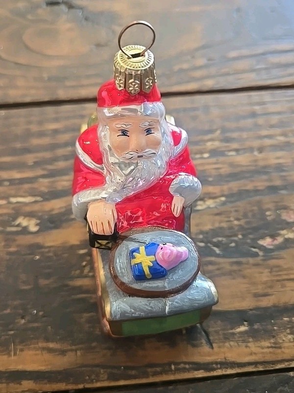 Christopher Radko Ornament Santa