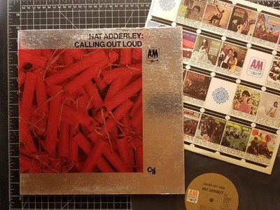 NAT ADDERLEY Calling Out Loud LP 1969 VG+ w/ INNER Ron Carter 1ST PRESS Vinyl