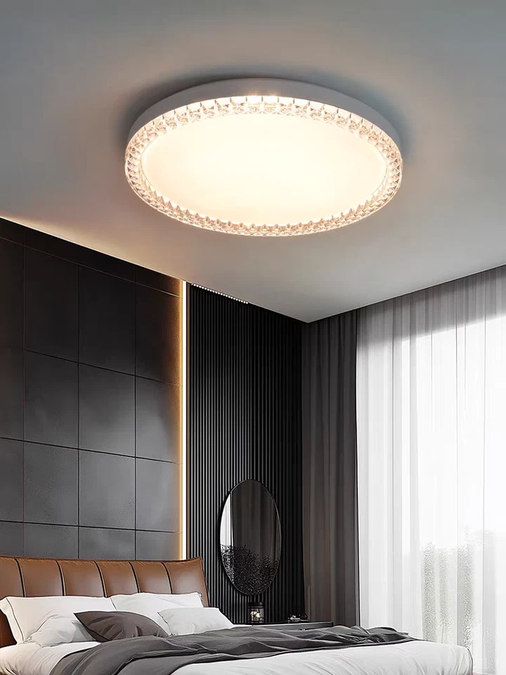 Plafoniera LED Moderna 80W Ø48cm 3 Colori CCT Switch Luce Calda Fredda Naturale - Immagine 3 di 4