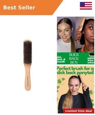 Boar Bristle Slick Back Hair Brush