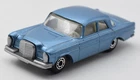 Matchbox Superfast no 46 Mercedes Benz 300 SE blue. Made in Bulgaria. Lesney