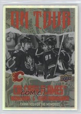 2024-25 Upper Deck Series 2 On Tour Red 43/99 Nazem Kadri Yegor Sharangovich ih7