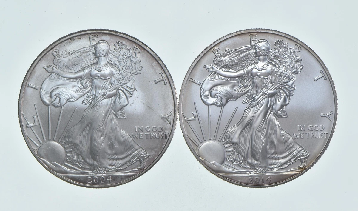 American Eagle Uncertified 2004 Silver Bullion Coins for sale | eBay