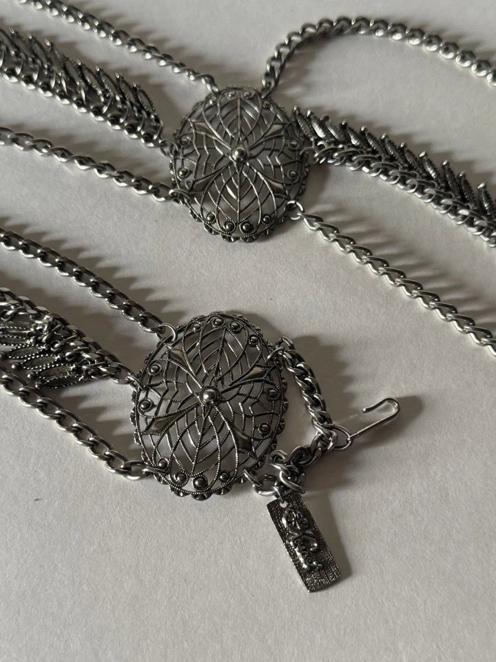 Единственный в своем роде винтажный женский пояс на цепочке 1960-1970-х годов Koskot размер S редкий - Изображение 4 из 4