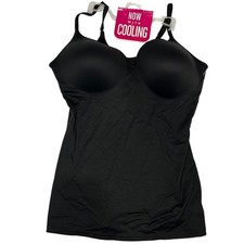 Maidenform Womens Black Cooling Firm Control Shapewear Camisole Size 2XL New