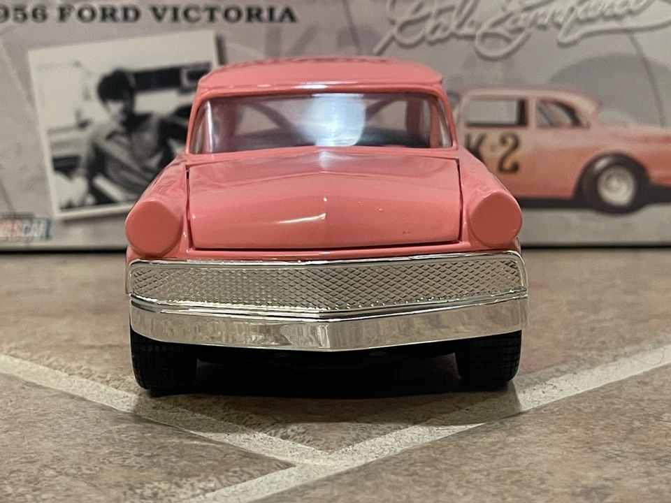 1956 Dale Earnhardt K2 K-2 Ford Victoria ALL PINK 1st Car NASCAR RCCA Club 1/24 - Image 4 of 4