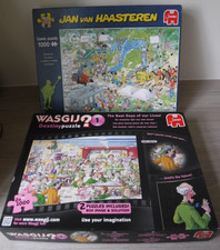 2 x Wasgij 1000 Piece Jigsaw Puzzles No: 1 Best Days of Our Lives + one other