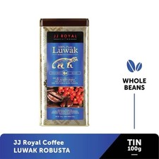 100g Luwak Roasted Coffee Beans - Indonesia JJ Royal Coffee Luwak Robusta