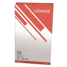 Universal 28110RM 11 in. x 17 in. 92 Bright Copy Paper - White (500/Ream) New