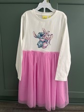 Disney Stitch Children s character long sleeve tool dress size medium 7/8