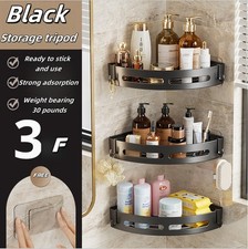 2/3X Corner Shower Caddy Bathroom Organizer Storage Shelf No Drilling Rack UK