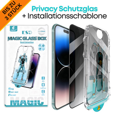 Sichtschutz iPhone 16 15 14 13 mini Pro Max Plus Air Privacy Glas Panzerfolie
