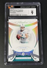 2020 Panini Flawless Ryan Fitzpatrick Dolphins Diamond /7 SSP #70