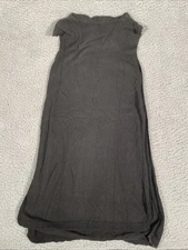 Stile Benetton Dress Womens S Black Sheath Sleeveless Cashmere Blend Italian LBD