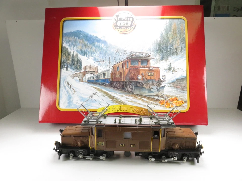 (1GW368) LGB 70640 Spur G DC Zugset RhB Alpine Classic, OVP