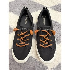 Sperry Women s Pier Wave LTT sneakers in black size 9.5