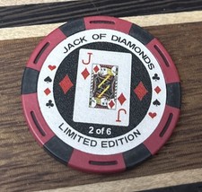 888 Poker League Jack Of Diamonds Ltd Ed 888 #2 Of 6  Casino Poker Chip