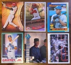 Ken Griffey Jr Card Lot (6) Mariners Reds Inserts Topps Fleer Upper Deck HOF